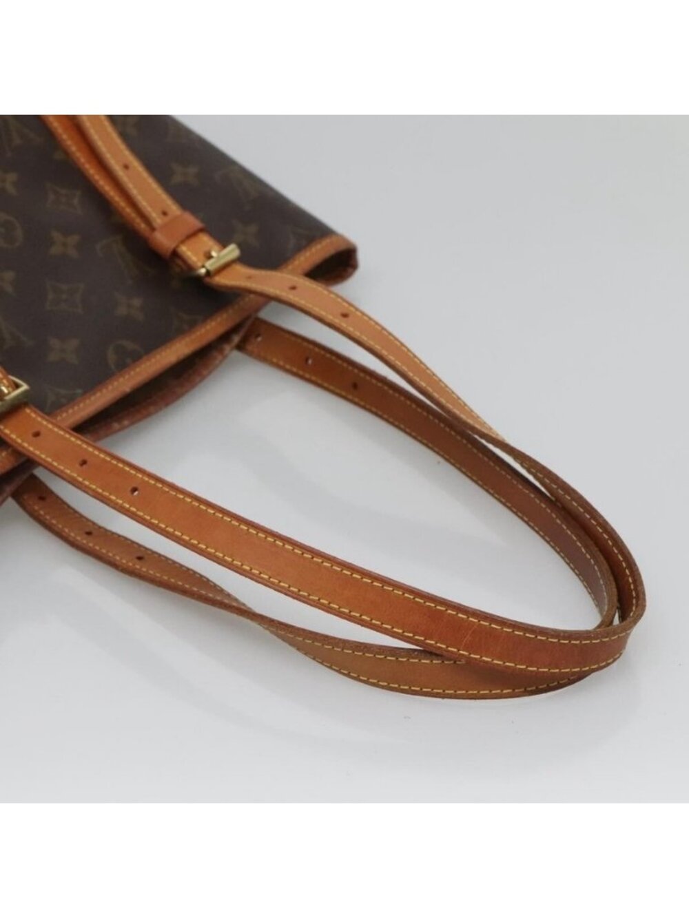 Authentic LOUIS VUITTON Monogram Bucket GM Shoulder Bag M42236 LV - Picture 14 of 16